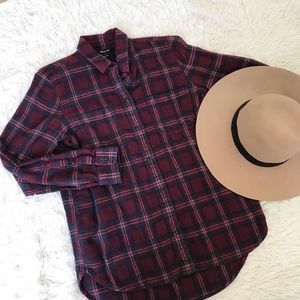 ◦ MADEWELL ◦ Button down plaid top